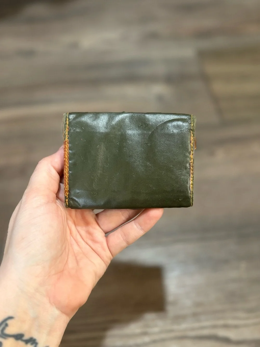 Vintage Hunting World Green Safari Key Holder Wallet Made In Italy 6 Hook Rare